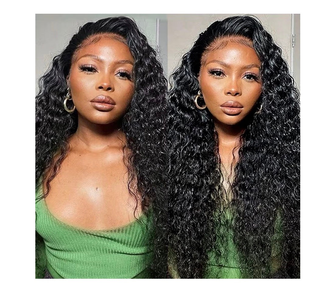 20 inch Deep wave Lace-frontal wig