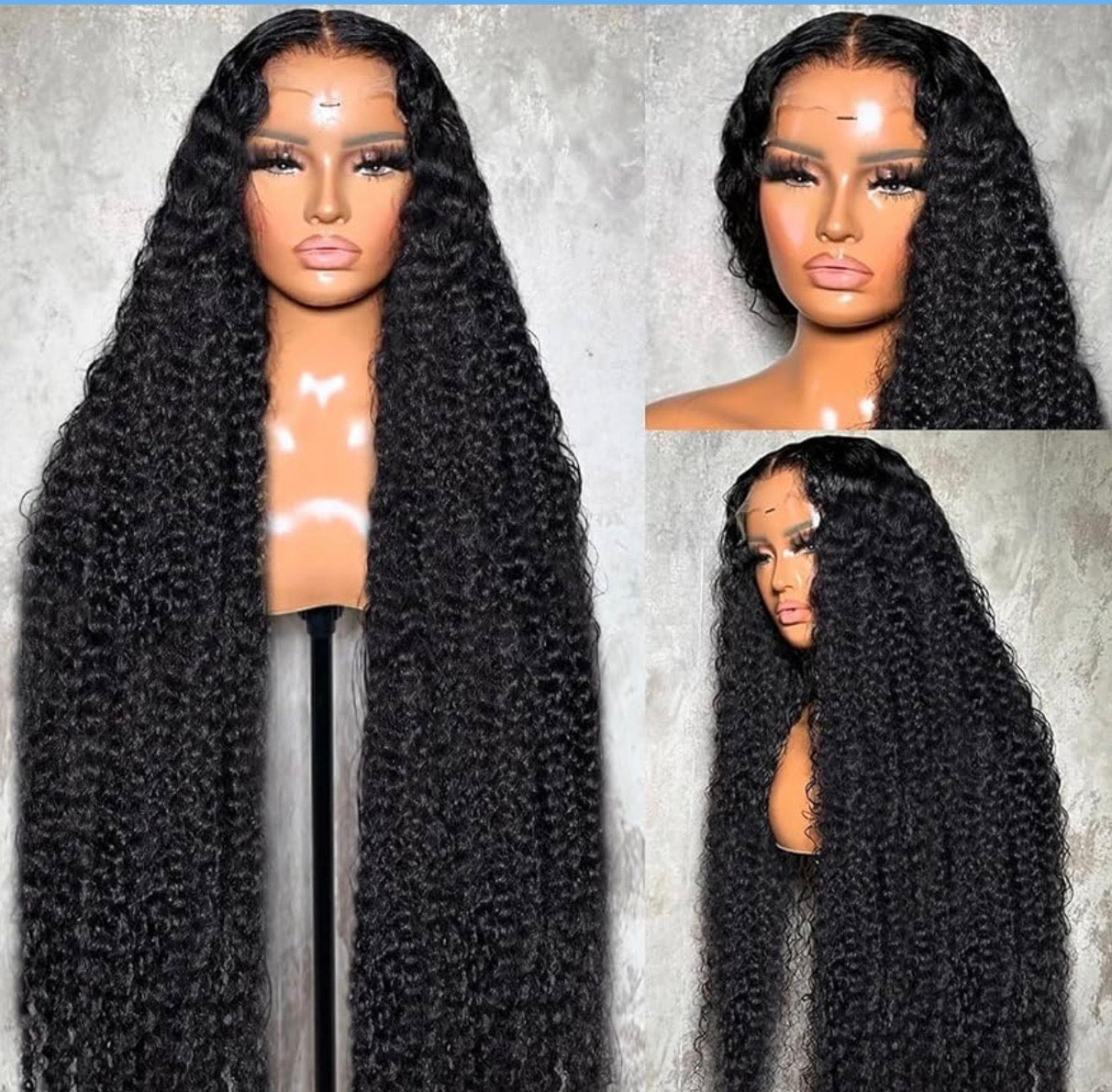 Water-wave Lace frontal wig