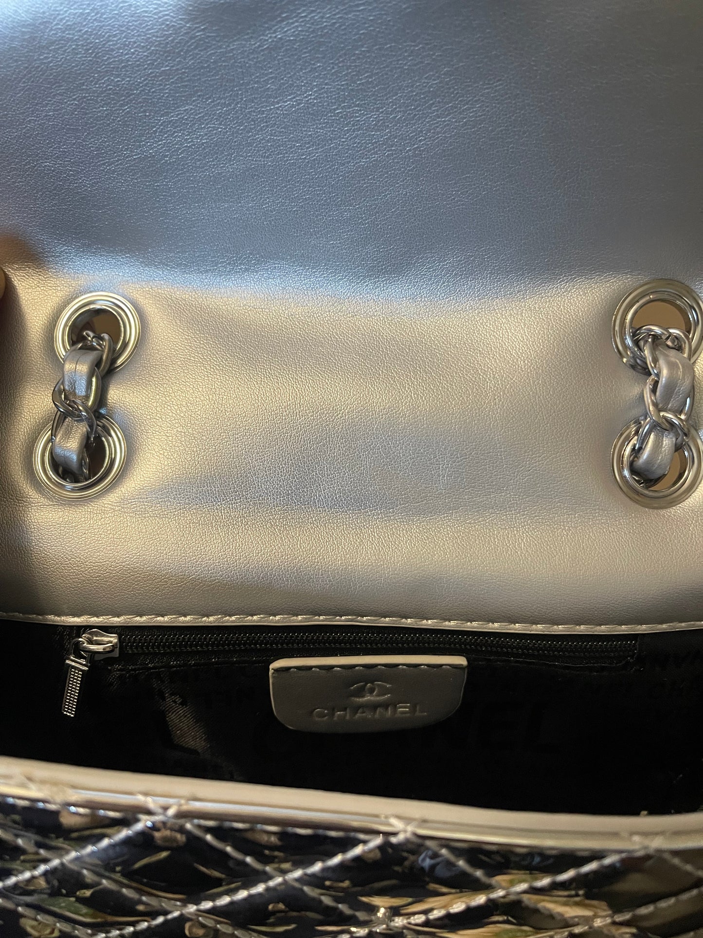 Silver C Handbag