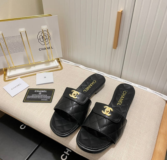 C Logo Sandals