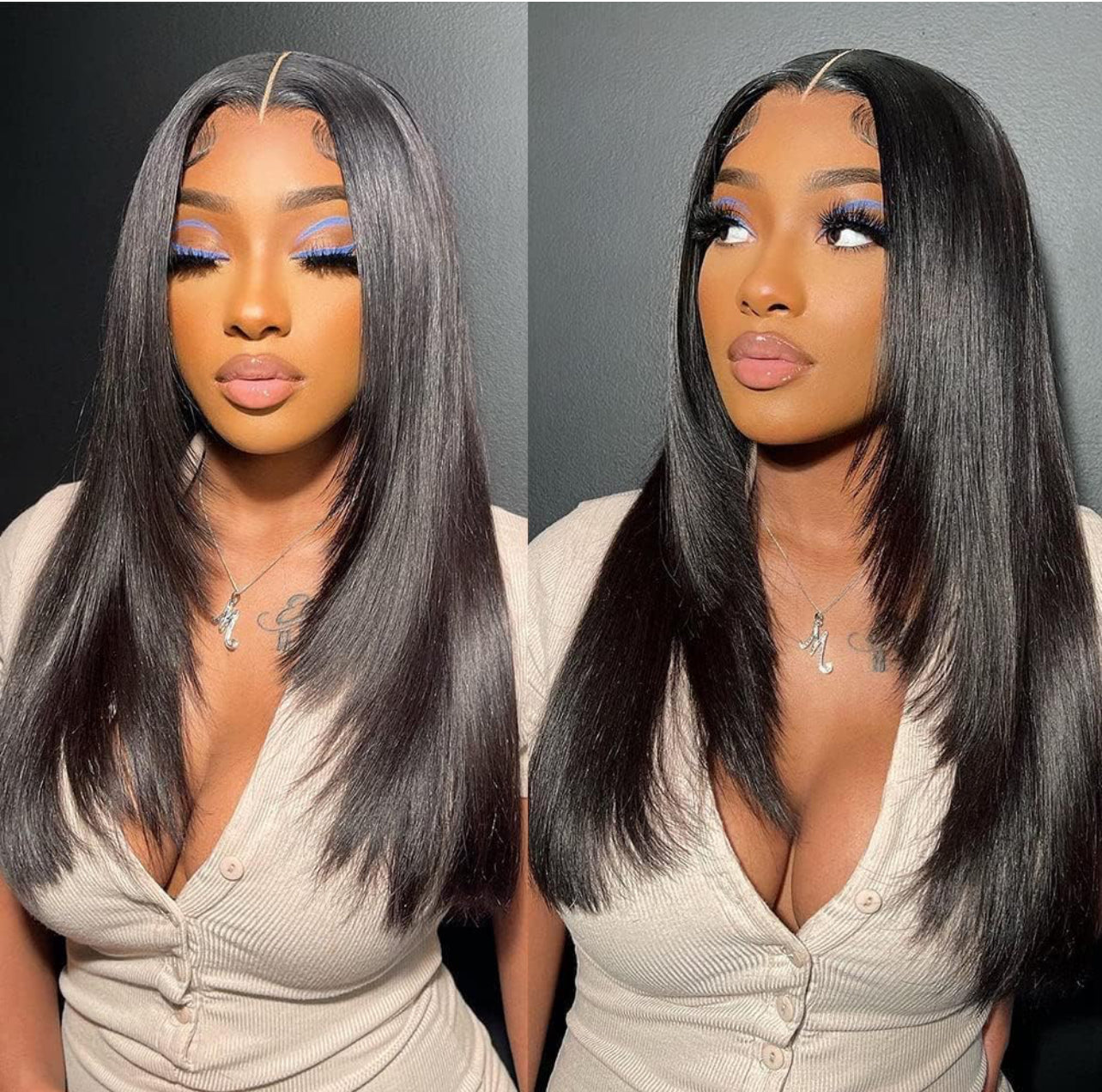 Indian Straight Lace-frontal Wig